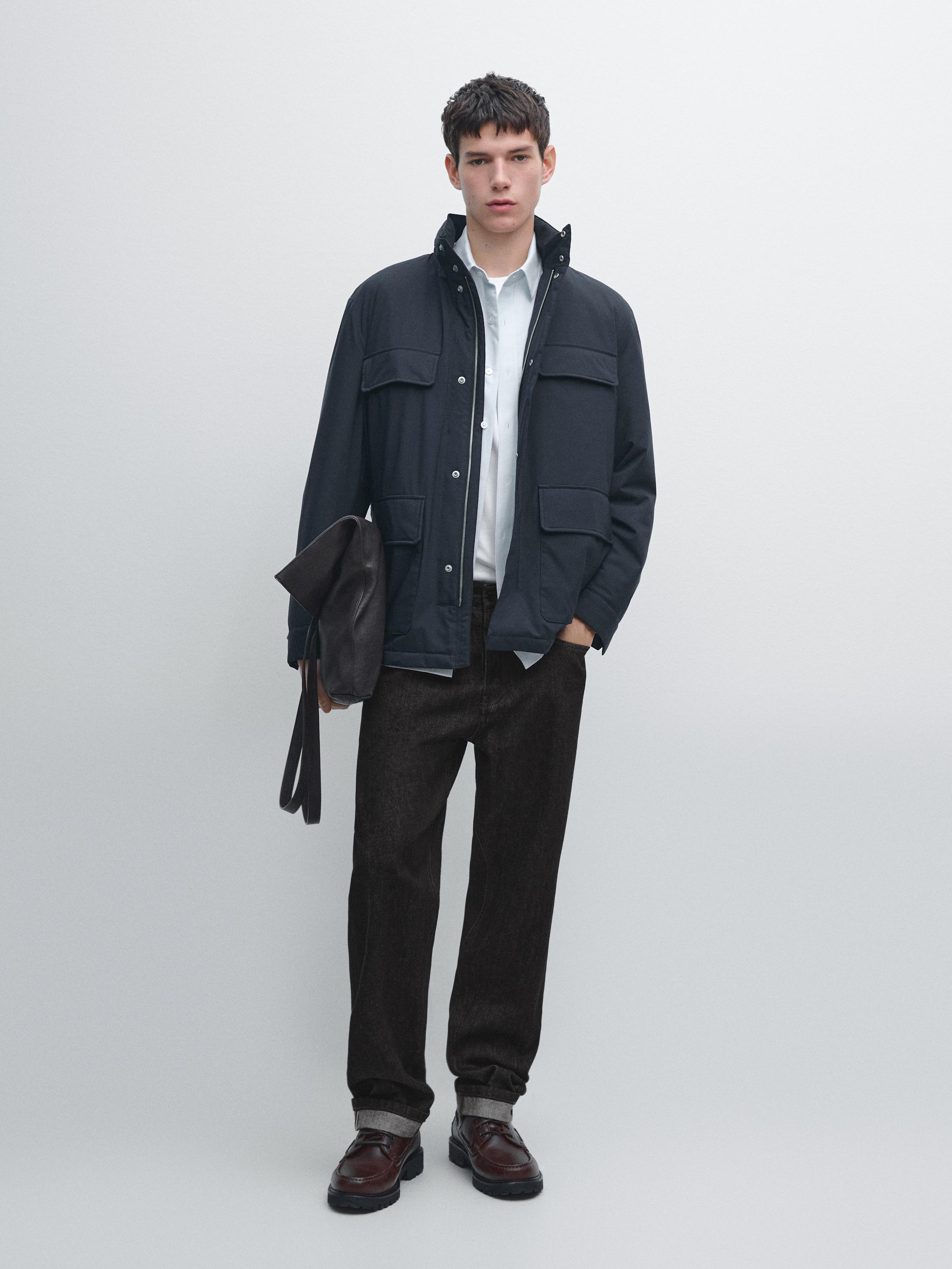 Veste matelassée déperlante avec poches